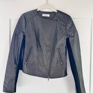 Bailey 44 Charcoal Leather Jacket